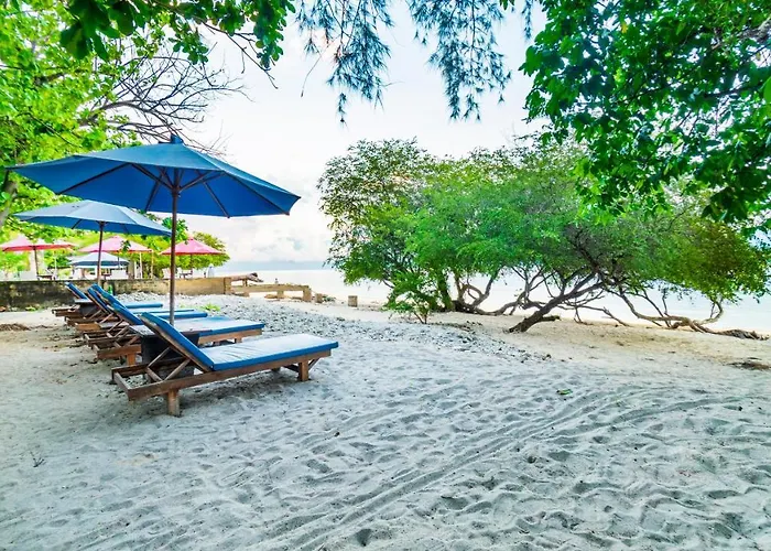 Gili Trawangan Hotels on the beach